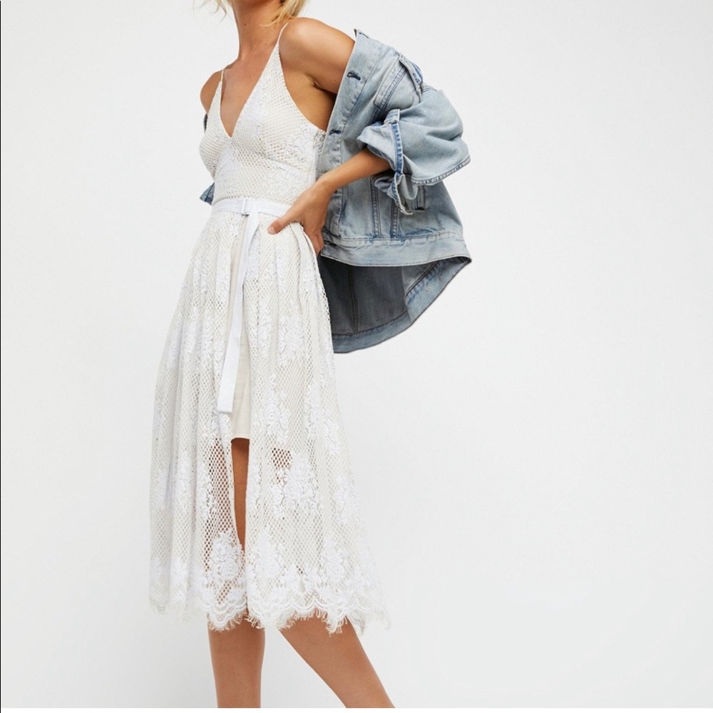 Free People Match Point Midi dress